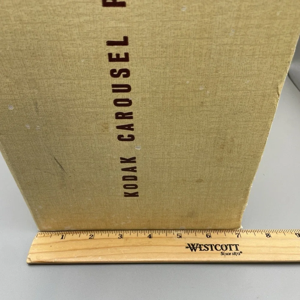 Vtg Kodak Carousel Slide Projectors Box &‎ Manual ONLY OEM Original